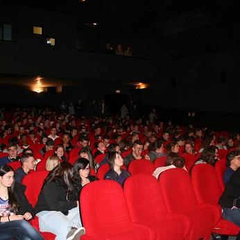 Projection des films des élèves au ciné-breiz de Rostrenen