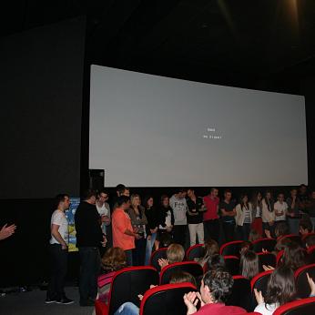 Projection des films des élèves au ciné-breiz de Rostrenen